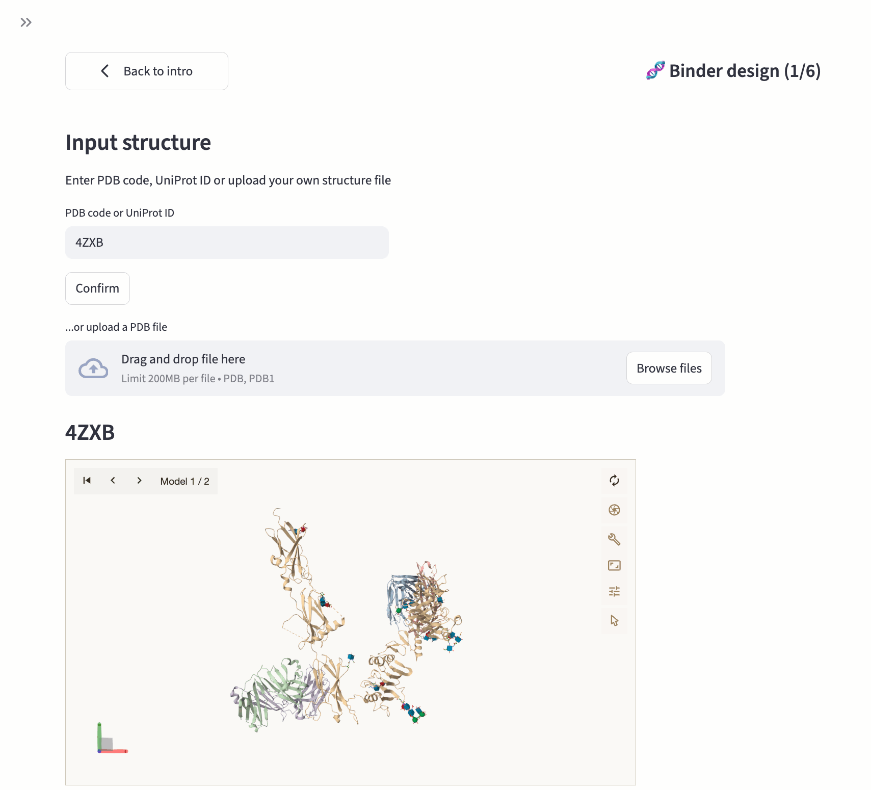 Insulin receptor input structure